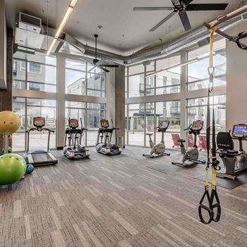 Sparc apartments fitness center
